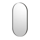 Bobrick B-105 2448.MBLK Pill Shaped Mirror, Matte Black 24x48