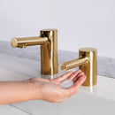 Bobrick B-990 Counter-Mounted Automatic Fino Collection Top-Fill Liquid Soap Dispenser, Brushed Brass
