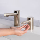 Bobrick B-995 Counter-Mounted Automatic Fino Collection Top-Fill Liquid Soap Dispenser, Brushed Nickel