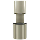 Bradley Elvari Paper Towel Dispenser/Waste Receptacle 2B5-110000-BN, Surface Mount 14 gal, Medium -Brushed Nickel