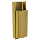 Bradley Elvari Waste Receptacles 3B1-000000-BR , Recessed, 12 gallon- Brushed Brass