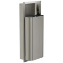 Bradley Elvari Waste Receptacles 3B1-000000-BS , Recessed, 12 gallon- Brushed Satin