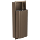 Bradley Elvari Waste Receptacles 3B1-000000-BZ , Recessed, 12 gallon- Brushed Bronze