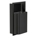 Bradley Elvari Waste Receptacles 3B1-003400-BB , Recessed, 8 gallon- Brushed Black