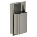 Bradley Elvari Waste Receptacles 3B1-003400-BS , Recessed, 8 gallon- Brushed Satin