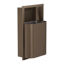 Bradley Elvari Waste Receptacles 3B1-003400-BZ , Recessed, 8 gallon- Brushed Bronze