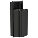 Bradley Elvari Waste Receptacles 3B1-003600-BB , Recessed, 18 gallon- Brushed Black