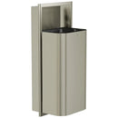 Bradley Elvari Waste Receptacles 3B1-003600-BN , Recessed, 18 gallon- Brushed Nickel