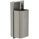 Bradley Elvari Waste Receptacles 3B1-003600-BS , Recessed, 18 gallon- Brushed Satin