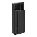 Bradley Elvari Waste Receptacles 3B1-100000-BB , Semi-Recessed, 12 gallon- Brushed Black