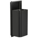 Bradley Elvari Waste Receptacles 3B1-103600-BB , Semi-Recessed, 18 gallon- Brushed Black