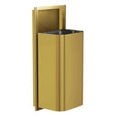 Bradley Elvari Waste Receptacles 3B1-103600-BR , Semi-Recessed, 18 gallon- Brushed Brass