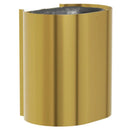 Bradley Elvari Waste Receptacles 3B1-110000-BN , Surface Mount, 14 gallon- Brushed Brass
