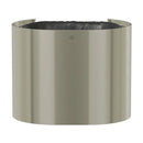 Bradley Elvari Waste Receptacles 3B1-113400-BN , Surface Mount, 10 gallon- Brushed Nicke