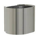 Bradley Elvari Waste Receptacles 3B1-113400-BS , Surface Mount, 10 gallon- Brushed Satin