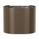 Bradley Elvari Waste Receptacles 3B1-113400-BZ , Surface Mount, 10 gallon- Brushed Bronze
