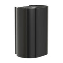 Bradley Elvari Waste Receptacles 3B1-113600-BB , Surface Mount, 18 gallon- Brushed Black