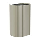 Bradley Elvari Waste Receptacles 3B1-113600-BN , Surface Mount, 18 gallon- Brushed Nickel