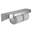 Bradley Elvari 5B2-110089  Double Toilet Paper Dispenser w/ Shelf  , Surface Mounted, - Satin Stainless