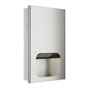 Bradley Elvari  Series 2B1-000000-BS Recessed Towel Dispenser Medium- Brushed Steel