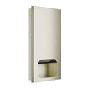 Bradley Elvari  Series 2B1-003600-BN Recessed Towel Dispenser Large- Brushed Nickel