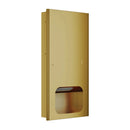 Bradley Elvari  Series 2B1-003600-BR Recessed Towel Dispenser Large- Brushed Brass
