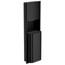Bradley Elvari Paper Towel Dispenser/Waste Receptacle 2B5-000000-BB, Recessed 14 gal, Medium- Brushed Black