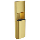 Bradley Elvari Paper Towel Dispenser/Waste Receptacle 2B5-000000-BR, Recessed 14 gal, Medium- Brushed Bronze