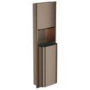 Bradley Elvari Paper Towel Dispenser/Waste Receptacle 2B5-000000-BZ Recessed 14 gal, Medium- Brushed Bronze