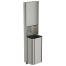 Bradley Elvari Paper Towel Dispenser/Waste Receptacle 2B5-003600, Recessed Mount 18 gal, Large-Satin Stainless