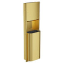 Bradley Elvari Paper Towel Dispenser/Waste Receptacle 2B5-003600-BR, Recessed Mount 18 gal, Large-Brushed Brass