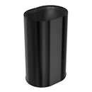 Bradley Elvari Free Standing Waste Receptacles 3B1-113837-BB , 21 gallon- Brushed Black