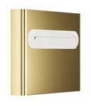 Bradley Elvari 5B1-110000-BR  Seat Cover Dispensers , Surface Mounted , Medium Capacity - Brushed Brass