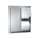 ASI-0032 - Toilet Tissue Dispenser - Twin Hide-A-Roll - Partition Mounted