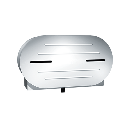 ASI 0040 - Twin 9" Jumbo Roll Toilet Tissue Dispenser – Surface Mounted