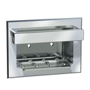 ASI-0398** - Soap Dish w/ Bar - Stainless Steel, Dry Wall **Model