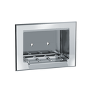 ASI-0400** - Soap Dish - Stainless Steel, Dry Wall - Recessed