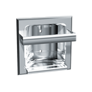 ASI-04A10-*Z - Soap Dish w/ Round Bar - Chrome Plated Zamak - Recessed