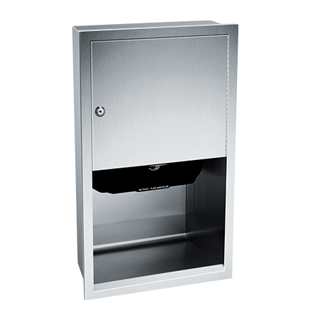 ASI 045210AC - Traditional™ - Auto Paper Towel Dispenser - Roll - (110-240V) - Recessed