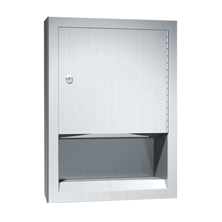 ASI-0457-2 - Traditional™ - Paper Towel Dispenser - Multi, C-fold - Semi-Recessed