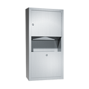 ASI 0462-AD-9 - Traditional™ - Paper Towel Dispenser & Waste Receptacle - Multi, C-fold - 2 gal. - Surface Mounted