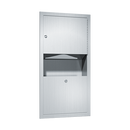 ASI 0462-AD - Traditional™ - Paper Towel Dispenser & Waste Receptacle - Multi, C-fold - 2 gal. - Semi-R
