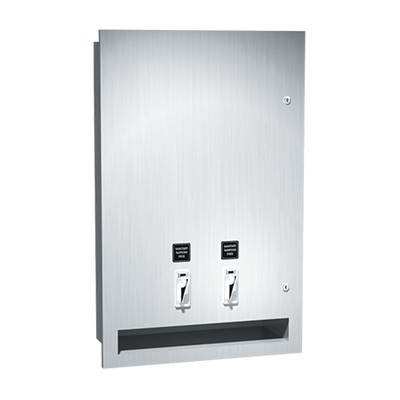 ASI-0468-F - Sanitary Napkin and Tampon Dispenser - Free Operation