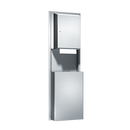 ASI-046926 - Traditional™ - Paper Towel Dispenser & Waste Receptacle - Pull Roll, Auto Cut - 13.5 gal. - Recessed