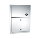 ASI-0473-1 - Sanitary Waste Disposal - w/ Lock - Recessed