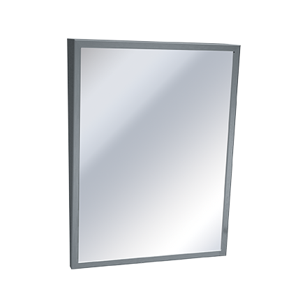 ASI-0535-2430 - Mirror - Fixed Tilt, Stainless Steel Frame 24"W X 30"H