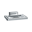 ASI-0720-Z - Soap Dish w/ Drain Holes - Chrome Plated Zamak - Surface Mounted