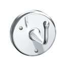 ASI 0751-A - Robe Hook - Heavy Duty - Satin Chrome Plated Brass - Surface Mounted, Exposed