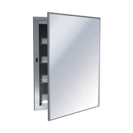 ASI-0952 - Medicine Cabinet  - Stainless Steel - 18-1/4"W X 24-1/4"H - Recessed