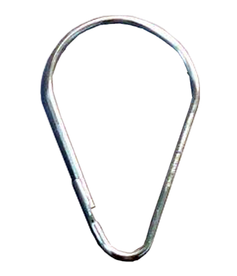 Gamco-100CHSS -Stainless Steel Curtain Hook, 2-5/8" H, 1-11/32" W